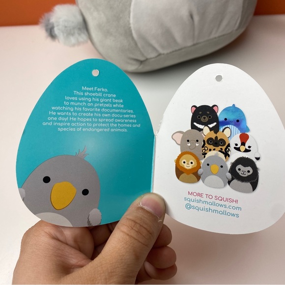 Squishmallow Ferko the Shoebill 7.5” - Picture 6 of 8